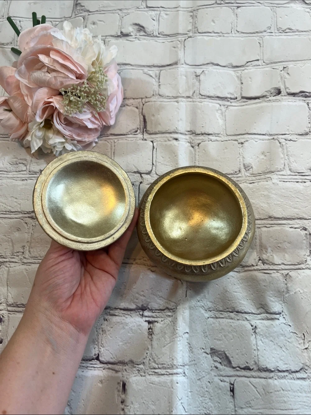 NWT French Gold Trinket Box - Picture 2 of 3
